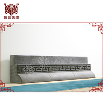 Custom brick carved wall hat Three layers of imitation ancient brick carved non-mould green brick Qingwa Chinese wall decorative edge line brick