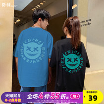 Radiohead Black Demon T-shirt Mens Cotton Short Sleeve Couple Loose Korean Skinny Female Student Summer Dress