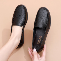 Middle-aged mommy shoes spring and autumn single shoes comfortable and anti-slip soft soles old lady shoes to work shoes