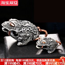 Retro gold toad pendant will ring bell sterling silver couple necklace men domineering personality ornaments women hipster