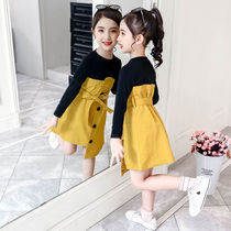 Childrens Wear Girls Dress Spring and Autumn 2020 New Children Korean Spring Childrens Fashion Princess Skirt