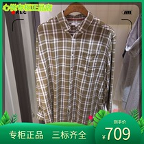 French AIGLE AGao 21 autumn winter SHAPORAM mens outdoor long sleeve casual shirt N4855