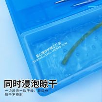 Tourniquet disinfection box body thermometer nail tool soaking and drying integrated medical device ventirloin disinfection box