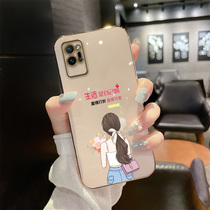Huawei Honor Play4pro mobile phone shell OXP-AN00 Plated Softshell Protective Sleeve Brief Lady New Silicone Cor-al00 Full-Pack Lens Anti-Fall Tennis Red-Lovers Personality Genesis