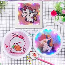  Frame painting crystal stickers photo frame ornaments decorative works cartoon painting self-adhesive rhinestone beads childrens diamond stickers men