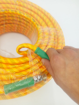 Three-glue four-line motorized sprayer beating machine water outlet pipe high-pressure pipe high-pressure pipe full woven 3-glue 4-wire