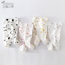 Bali baby pig ins pants Autumn boys and girls casual pants Baby pants trendy childrens sports pants