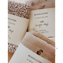 Sema Won Church Spot Konges Slojd infant baby organic cotton cloth Multipurpose saliva towels