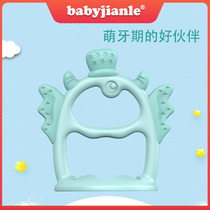 babyjianle baby grindle baton full soft food grade silicone gel child appeasement toy can be boiled tooth glue