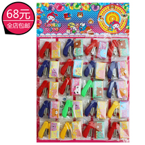 CHILDRENS TOY STATIONERY CREATIVE SMALL STAPLER MINI SMALL NUMBER BOOK SMALL COINCIDING CUTE STUDENT GOODS HOT SELL