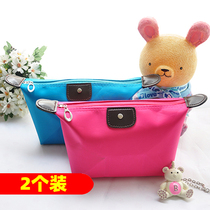 Brief Cute Small Number Portable Cosmetic Bag Travel Containing Bag Wash Bag Lady Hands With Bag Wash Toiletries