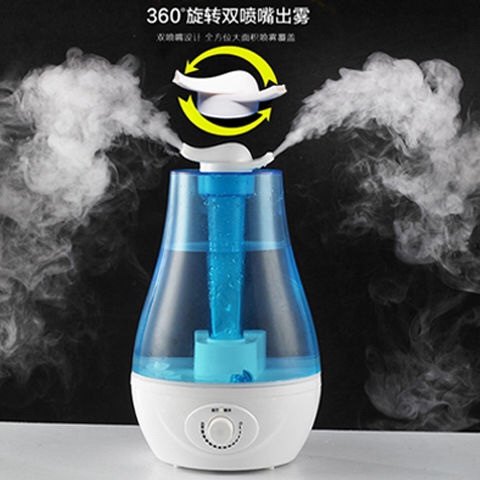 Humidifiers Home mute transparent 3L Double spray head Large capacity fragrant lavender air nourishing baby pregnant woman hot sell-Taobao