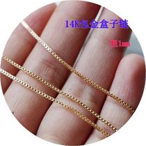 14K bags Gold Pays Snake Bone Box Loose Chain Homemade Chain Sub Bracelet Necklace Diy Handmade Ornament Accessories Material