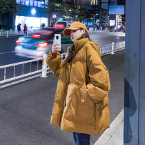 Cotton clothes woman Han version loose 2021 Winter new thickened cotton clothes Ins port Wind Leisure Lianhood warm jacket