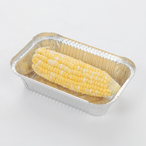 Tin Pan Strip Tin Box Aluminum Case Baking Carbon Baking Tin Cardboard Box Rectangular Disposable Bowl Home Baking Heating Furnace