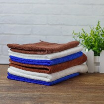 Rag bar small square towel coffee machine cleaning cloth fiber cleaning cloth kitchen dish towel milk tea shop