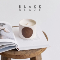  Officially authorized Australian BlackBlaze artist cooperation handmade ceramic scented candle BLACK BLAZE