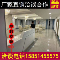 Sales office negotiation table and chair combination Nordic tiger chair post-modern reception chair beauty salon hotel one table four chairs