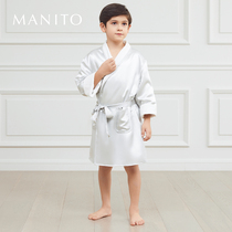 Manito SilkTerry Baby Kids Silk Sleepwear Unisex Mulberry Home Clothing