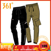 361 Degrees Mens Pants 2020 Spring New Sports Pants Tooling Pants Bunches Casual Long Pants