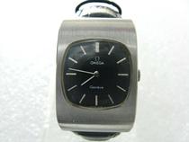 1973 Dark blue Rectangular Butterfly Fly Unisex Omega Mens Watch Antique Watch