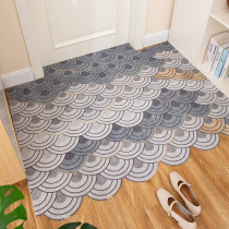 Entrance Door Ground Mat Silk Ring Resistant Footbed Nordic Light Lavish Doormat Large Area Doormat Non-slip Mat Carpet Carpet