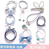 South Korea new starry hipster female Hairband tie hair band hair rope girl simple personality headwear