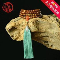 Ice through jelly material Jade Bodhi 6 * 7mm refined model Hainan star Moon Bodhi Buddha bead bracelet today ancient building orphan