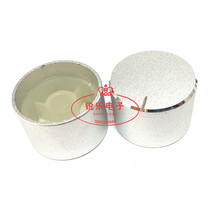 Sandblasted knob 6mm potentiometer knob cap 24 5x17 sandblasted silver knob aluminum alloy knob