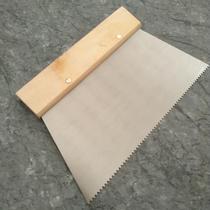 Including gray knife PVC plastic floor tools scraper sawtooth self-leveling scraper glue scraper cement PVC floor