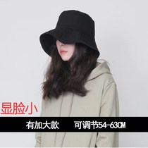 Suitable for head large hat children head summer summer womens art 100 hitch sun hat large hat peak basin cap