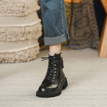 Martin boots Womens booties autumn and winter 2021 Joker new British trend ins thick-soled locomotive boots