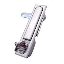 SK1-023W Silver waterproof push-type large distribution box Distribution panel Interior decoration flat lock