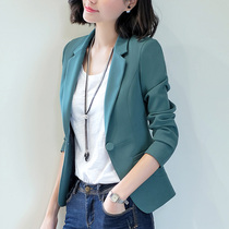 Small suit women jacket 2021 new spring and autumn Korean fashion temperament casual ladies suit short slim women