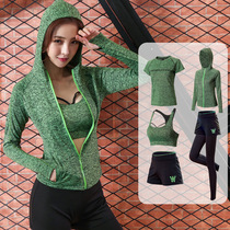 2020 Spring Autumn new yoga suit women professional sexy fashion outdoor sports running fitness five sets