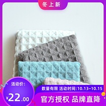 Barista special mouth cloth tea towel coffee machine towel bar towel cloth wipe Cup cloth does not lose hair super absorbent quick drying