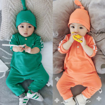 French Jacadi baby jumpsuit Spring and Autumn new mens and womens baby long sleeves
