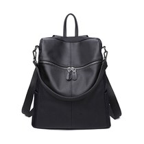 2019 new oxford cloth with shoulder bag womens bag Korean version of simple casual all-match back bag school bag trend