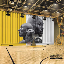 Basketball hall wall cloth training wallpaper ball shoe store NBA star Kobe background wall decoration gym hall wallpaper