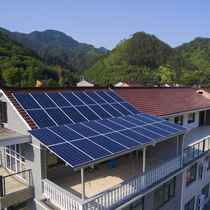 Guangzhou solar power system Full set of photovoltaic tile roof grid-connected glass sun room canopy waterproof 10KW