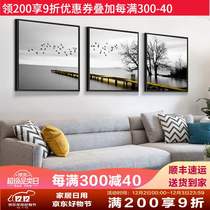 2021 living room decoration painting j sofa background wall painting light luxury hanging painting modern simple restaurant hanging painting corridor Xuan