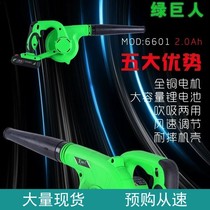 Green giant lithium electric hair dryer Shenglong new super-value blow suction dual-use high power rechargeable small dust collector