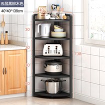 Kitchen triangle shelf Bedroom corner low cabinet Living room washbasin rack Storage corner wall triangle cabinet Corner cabinet