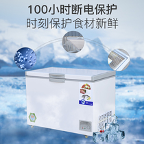Yuchen freezer household commercial freezer refrigerated and sleeper energy-saving cabinet large capacity fresh-keeping lock cold double temperature refrigerator