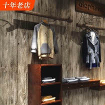 Vintage new Chinese style imitation wood wood wood grain wallpaper Wood color Classical antique nostalgic womens clothing store wallpaper