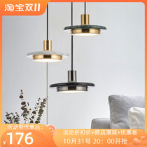 Nordic all-copper restaurant chandelier modern minimalist creative cafe bar bedside personality designer marble lamp