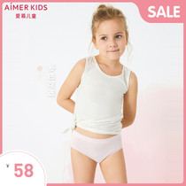 Adoring children 3-year-old girl girl Modal one-piece woven mid-waist briefs AK1224101