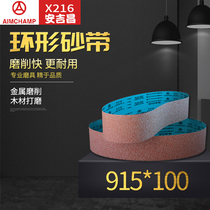 Anjichang AJC X216 belt 915x100 Belt machine strong abrasive belt carpentry grinding metal grinding belt