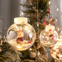 Christmas decorative festival dress shop window arrangement wishing ball light creative scene arrangement Christmas tree pendant