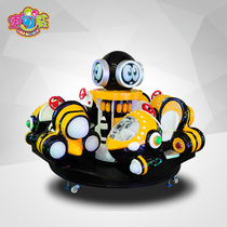 New rail small train carousel four-person Amusement Machine second generation WASP fighter indoor coin amusement equipment